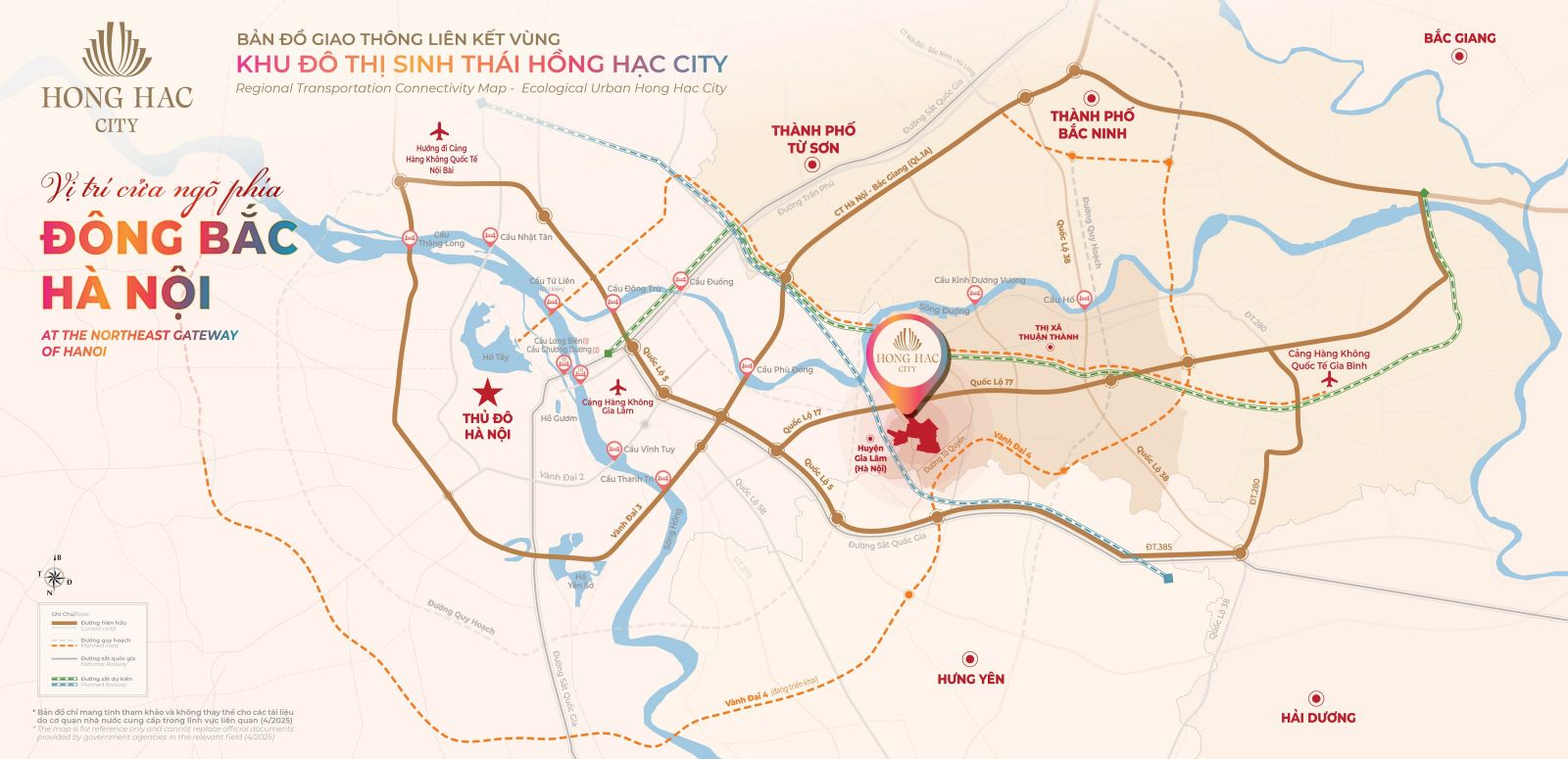 vị trí dự án hồng hạc bắc ninh - phú mỹ hưng