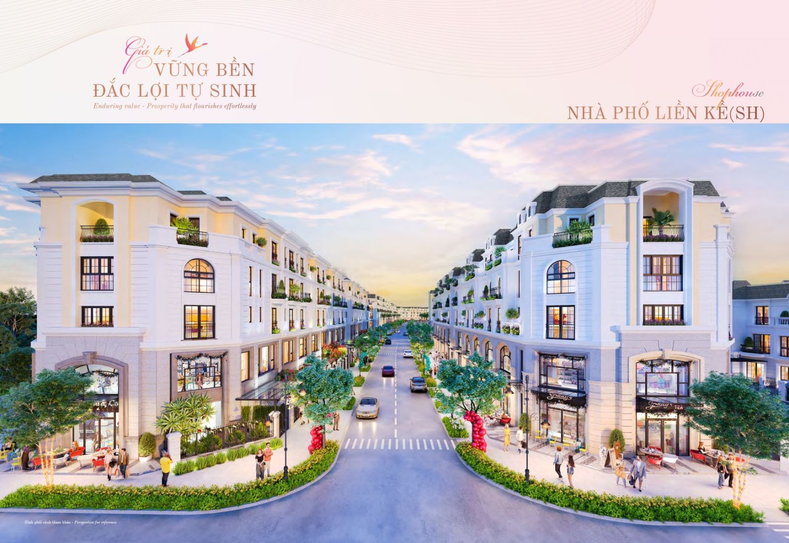 thiết kế shophouse Hồng Hạc City Bắc Ninh