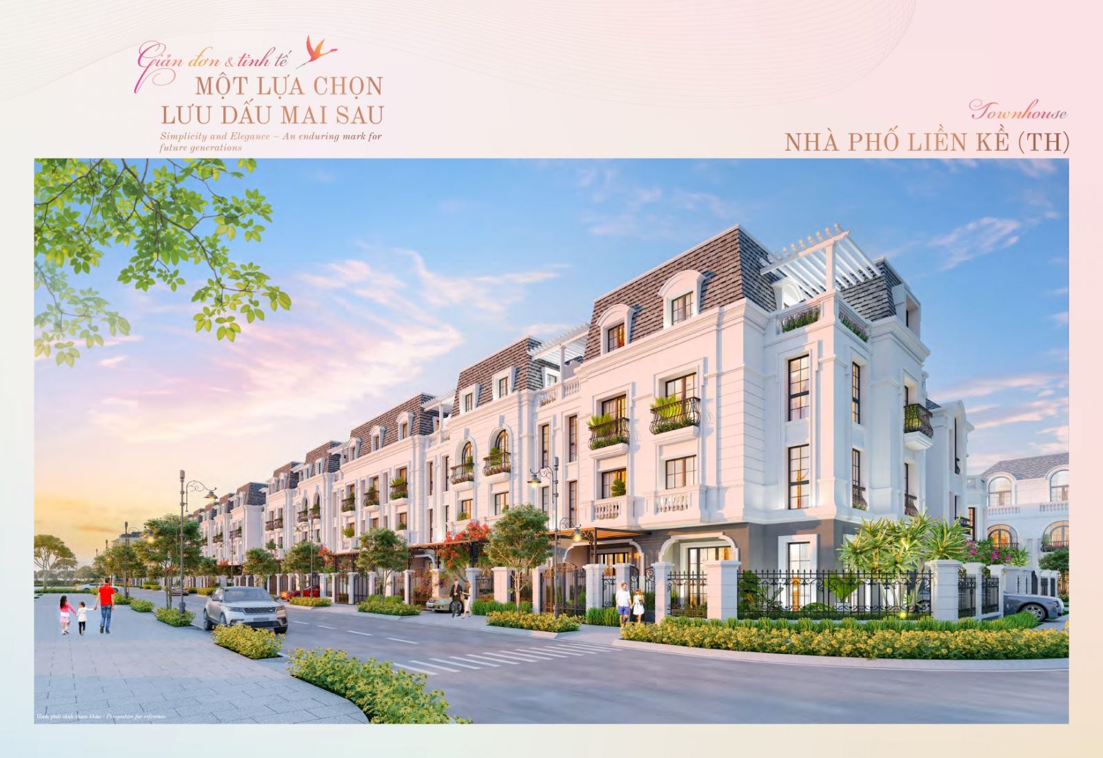 thiết kế nhà liền kề hồng hạc city