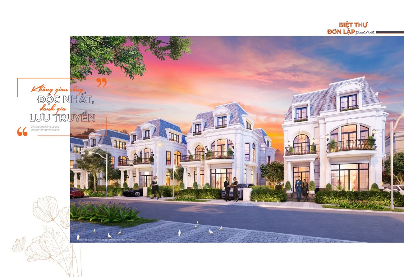 mẫu biệt thự hồng hạc city